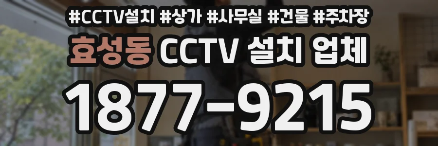 효성동 CCTV 설치 업체