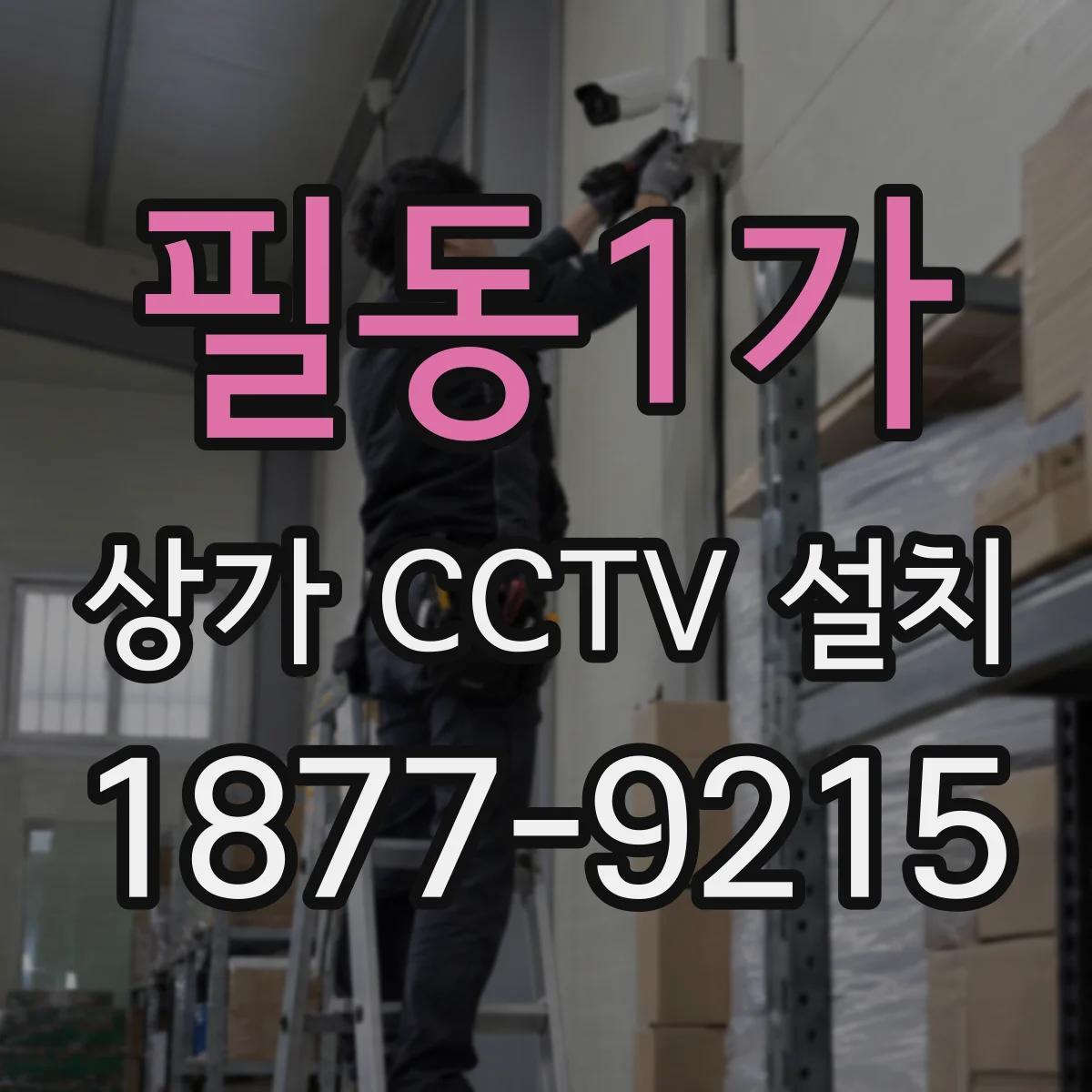 필동1가 상가 CCTV 설치