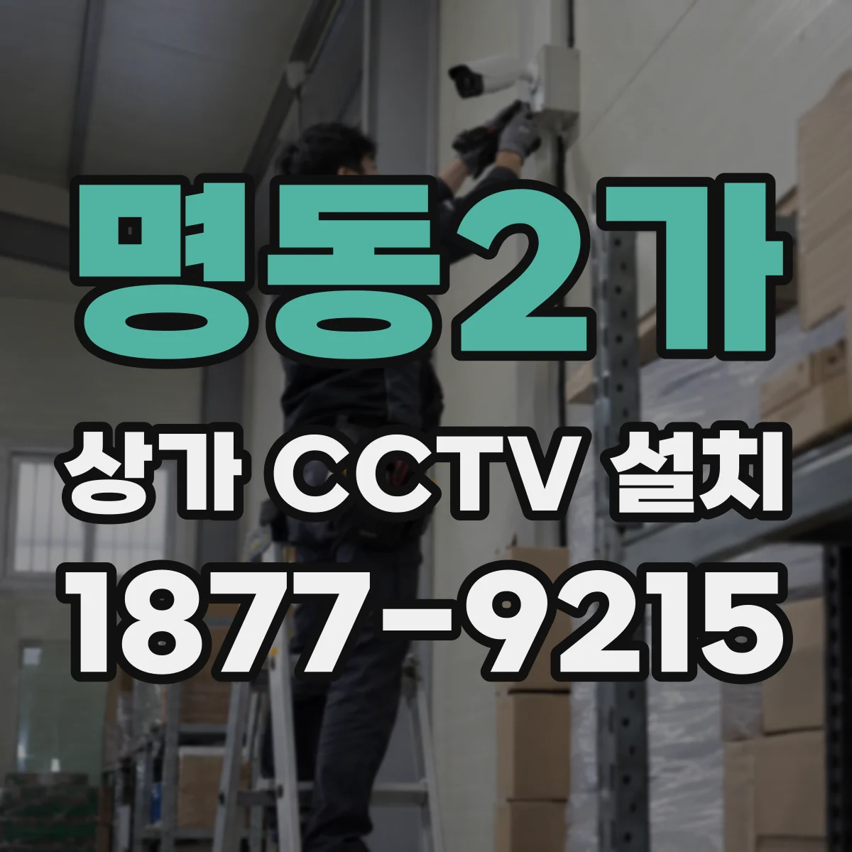 명동2가 상가 CCTV 설치