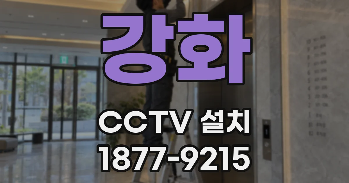 강화 CCTV 설치