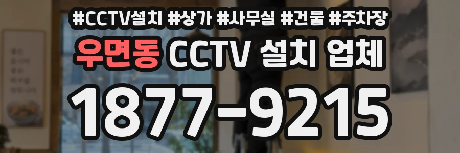 우면동 CCTV 설치 업체