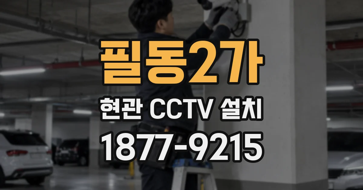 필동2가 현관 CCTV 설치