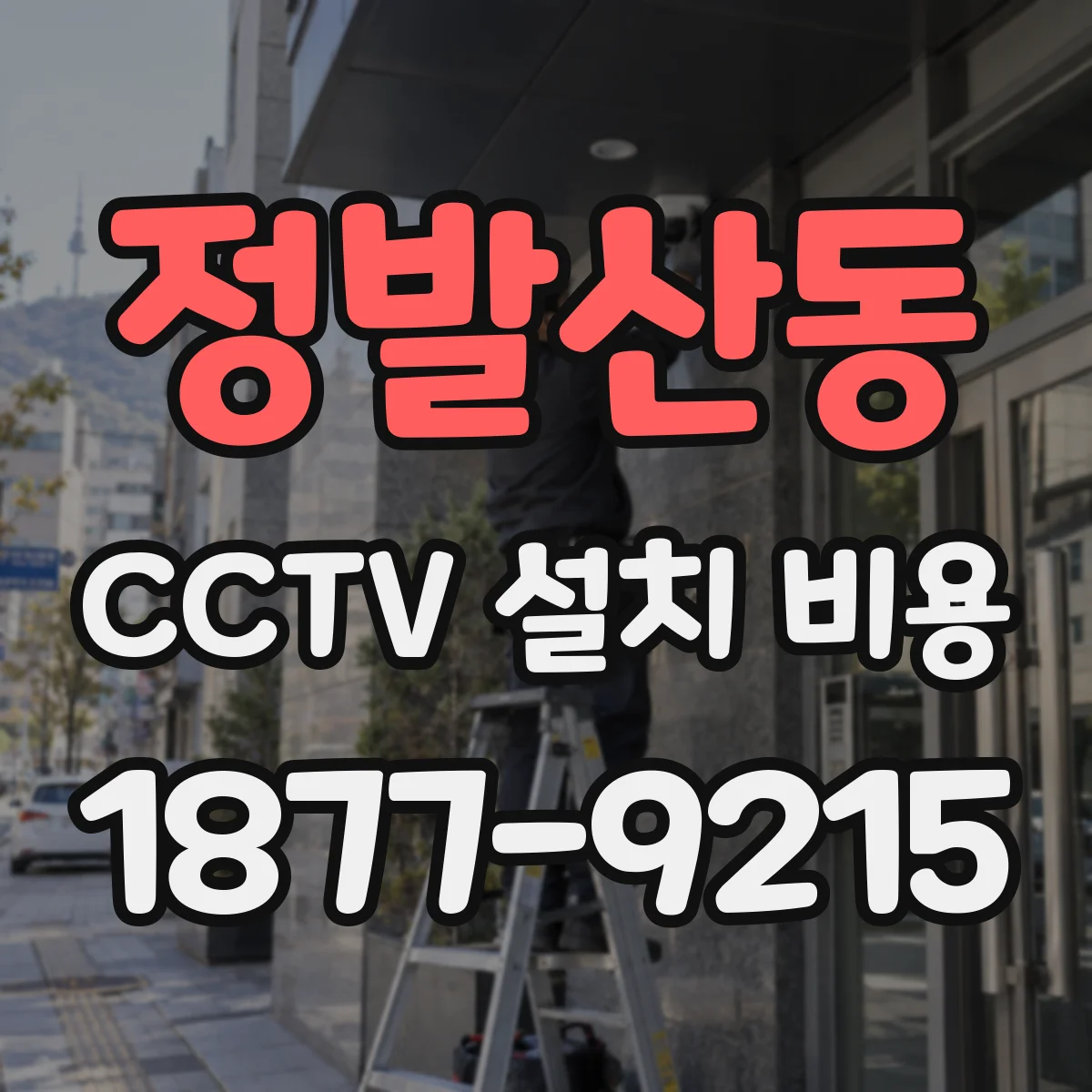 정발산동 CCTV 설치 비용