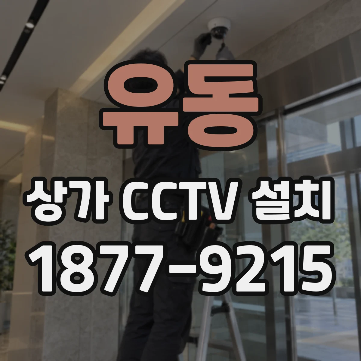 유동 상가 CCTV 설치