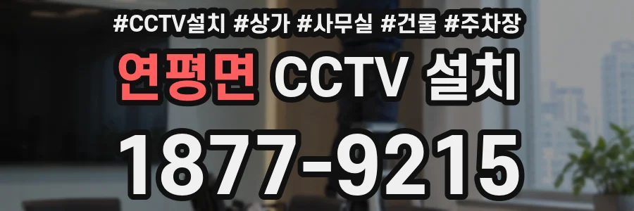 연평면 CCTV 설치