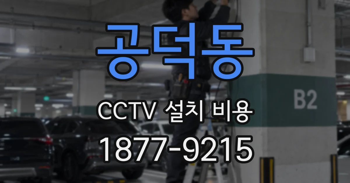 공덕동 CCTV 설치 비용