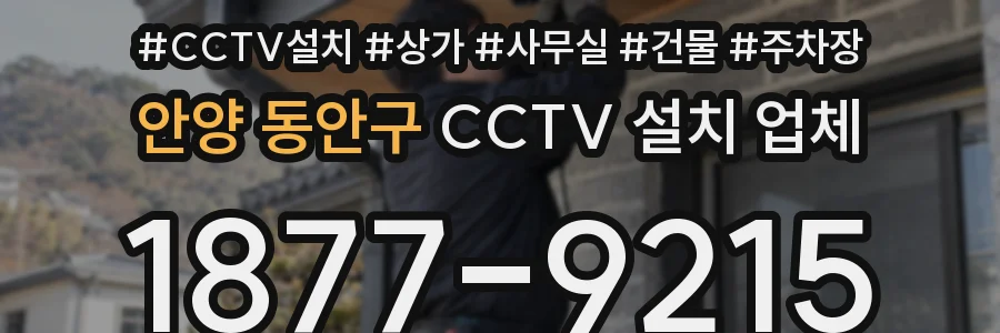 안양 동안구 CCTV 설치 업체
