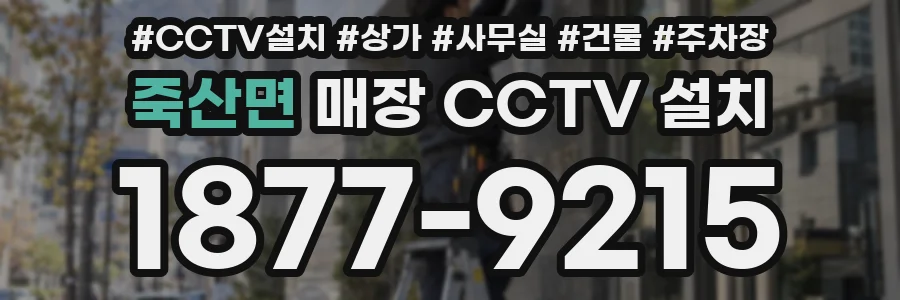 죽산면 매장 CCTV 설치