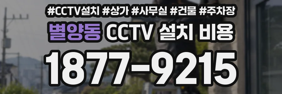 별양동 CCTV 설치 비용