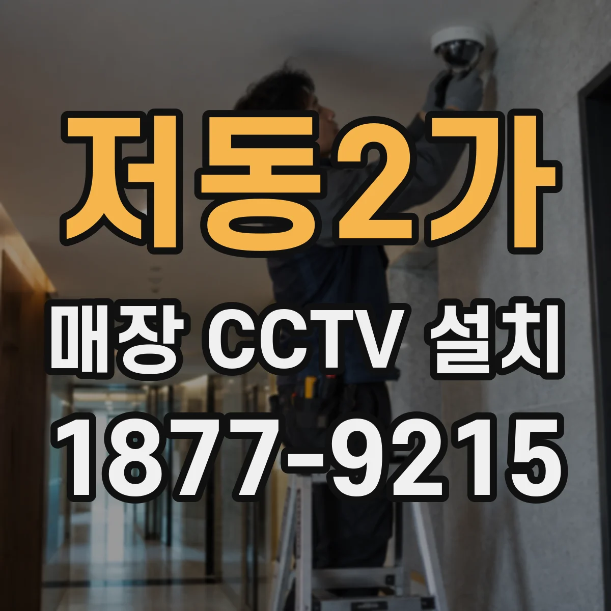 저동2가 매장 CCTV 설치