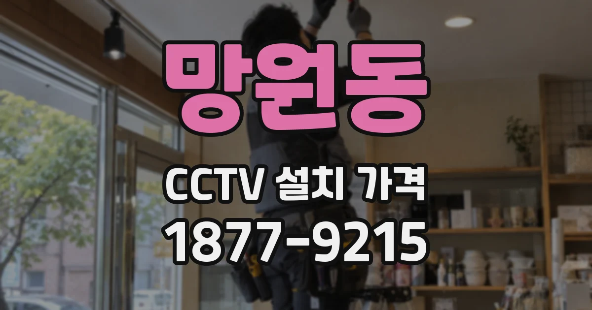 망원동 CCTV 설치 가격