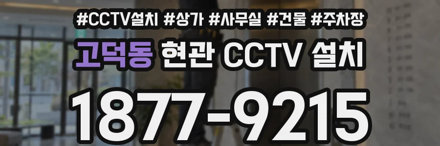 고덕동 현관 CCTV 설치