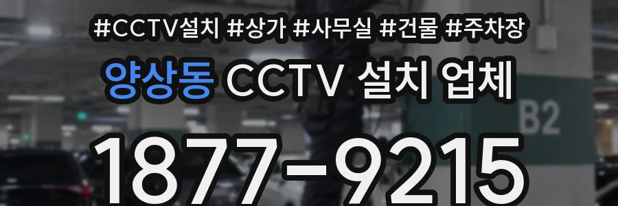 양상동 CCTV 설치 업체