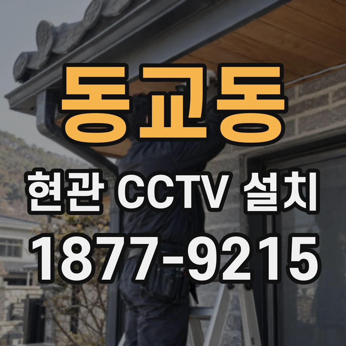 동교동 현관 CCTV 설치