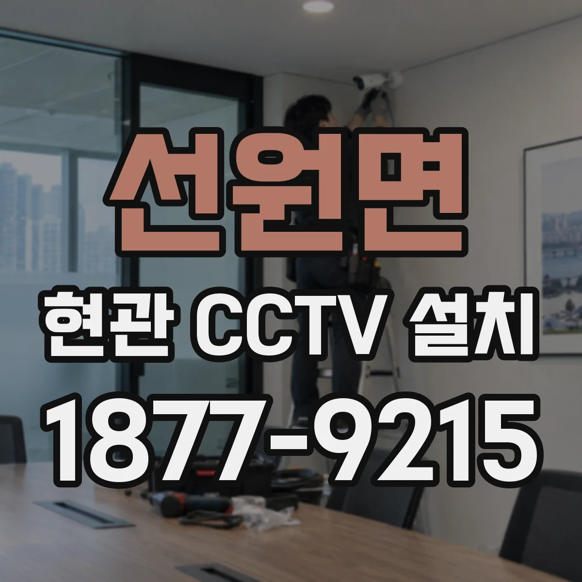 선원면 현관 CCTV 설치