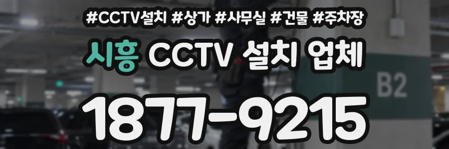시흥 CCTV 설치 업체