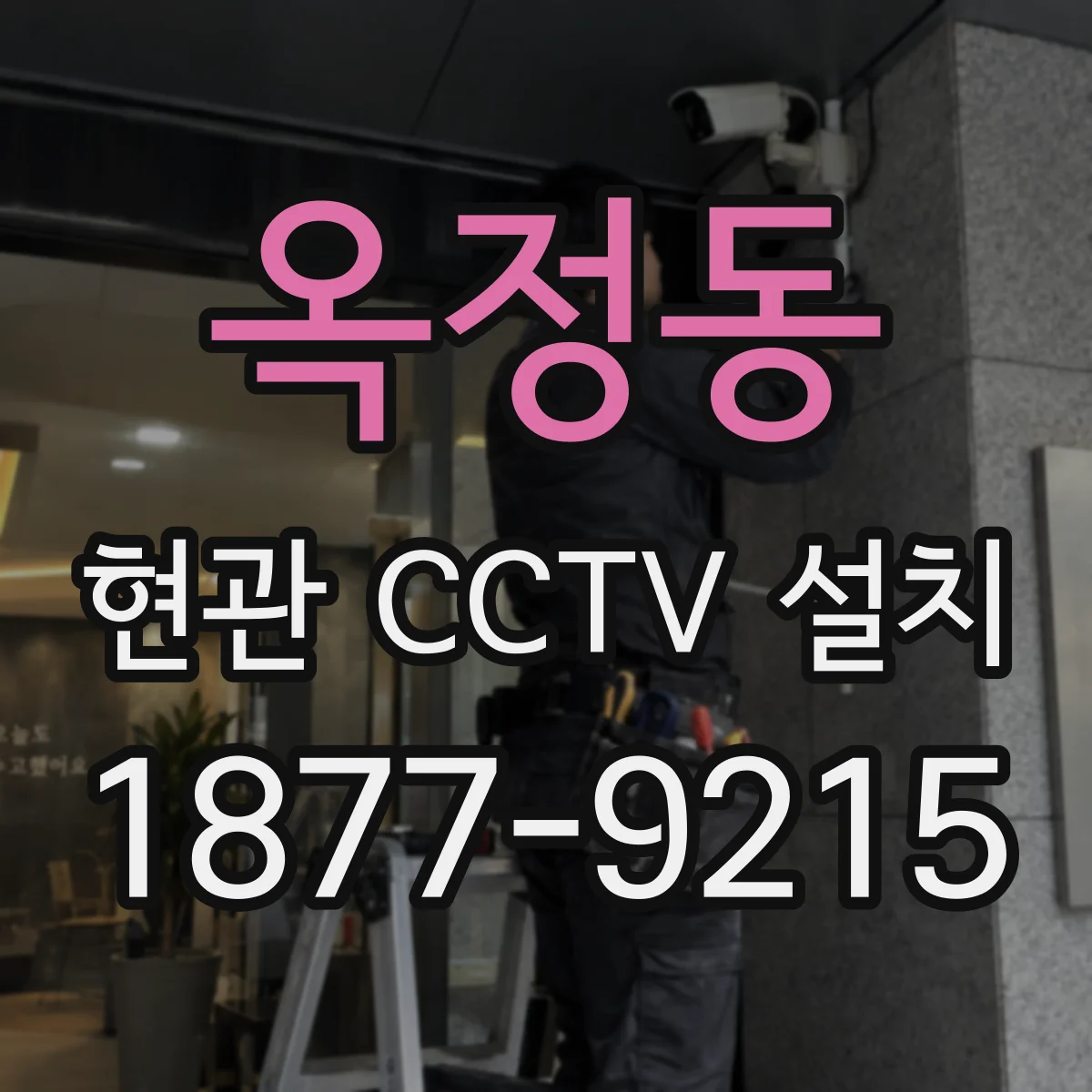 옥정동 현관 CCTV 설치
