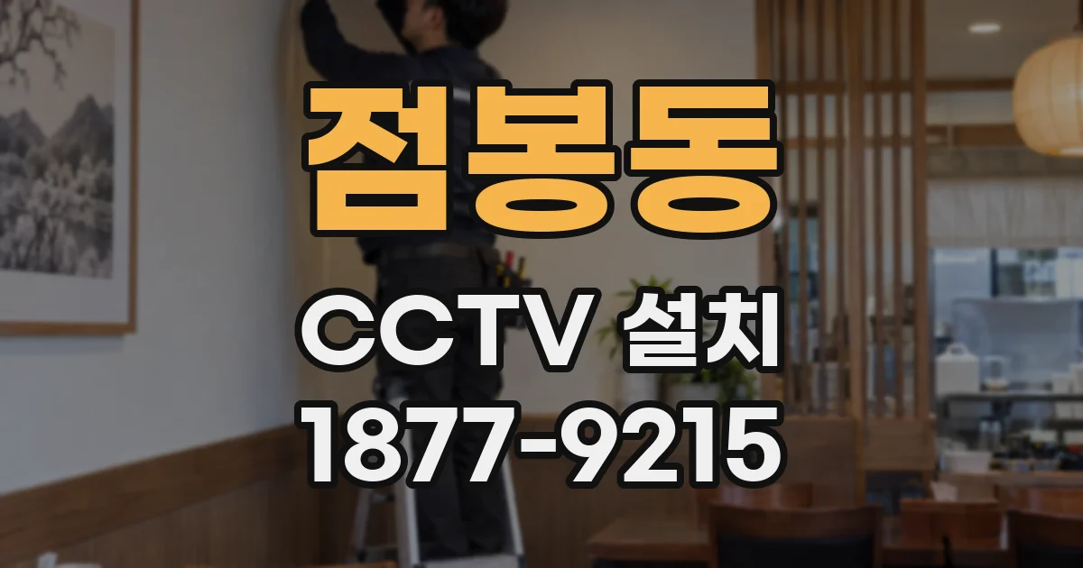 점봉동 CCTV 설치