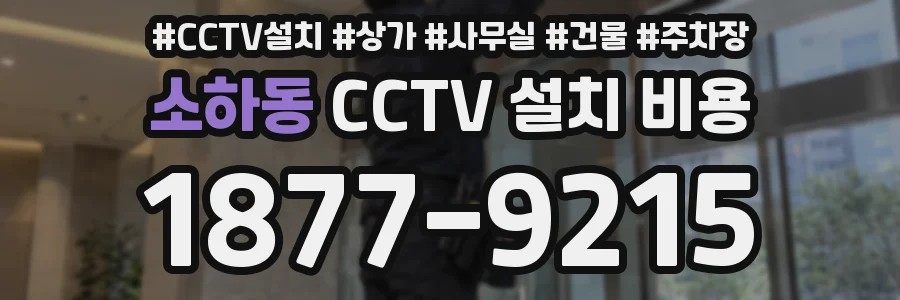 소하동 CCTV 설치 비용