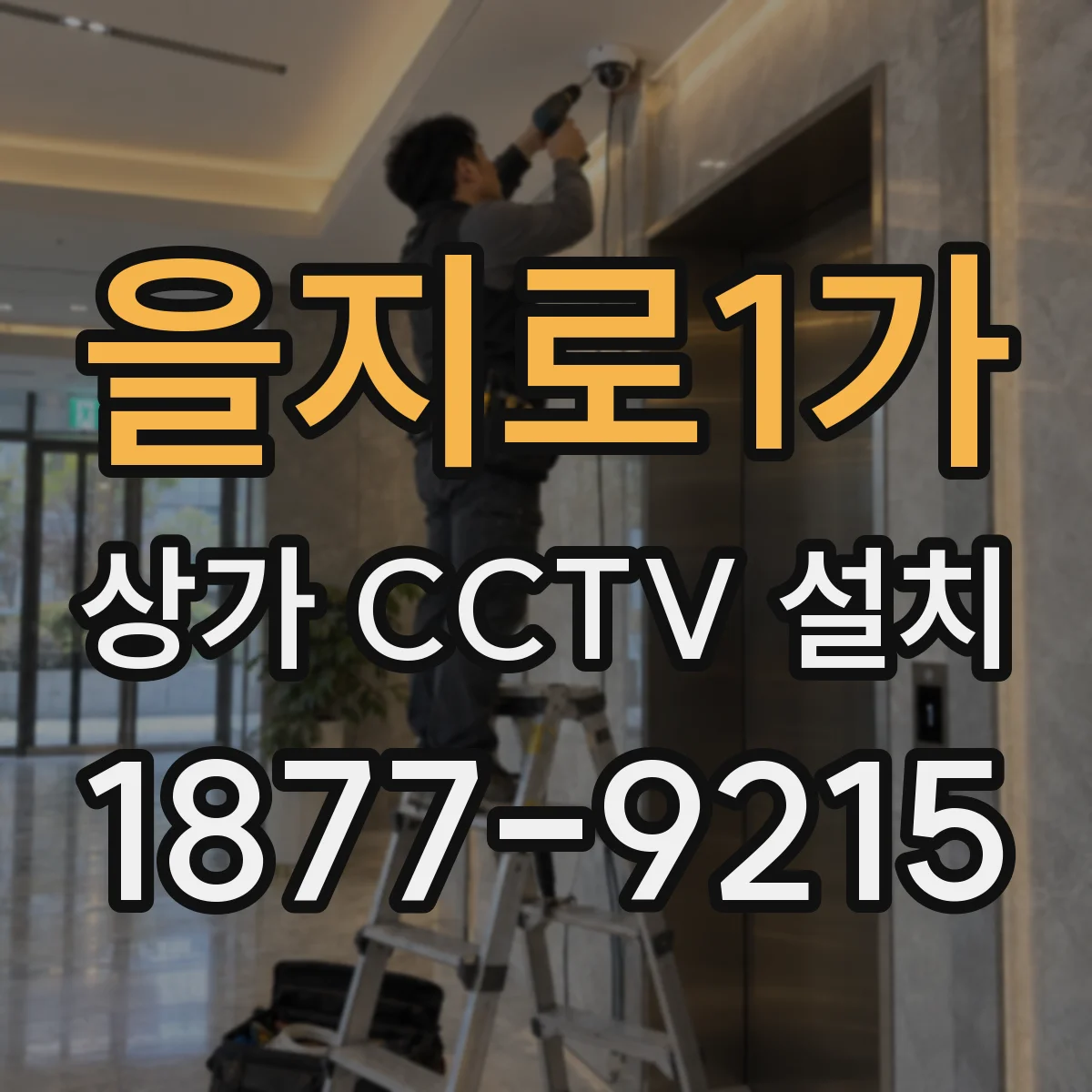 을지로1가 상가 CCTV 설치