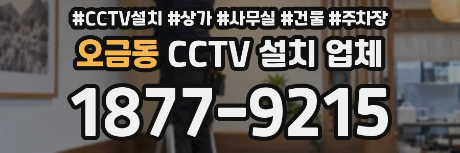 오금동 CCTV 설치 업체