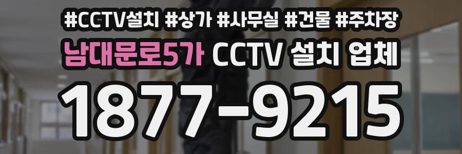남대문로5가 CCTV 설치 업체