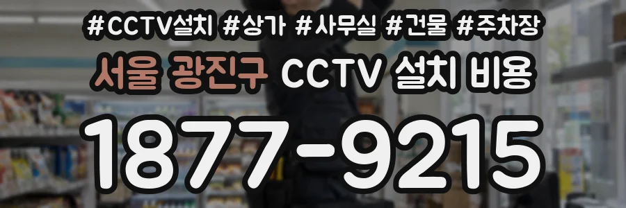 서울 광진구 CCTV 설치 비용