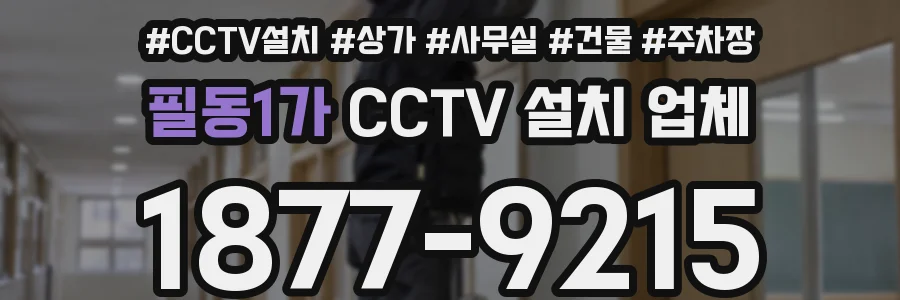 필동1가 CCTV 설치 업체