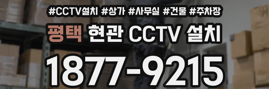 평택 현관 CCTV 설치