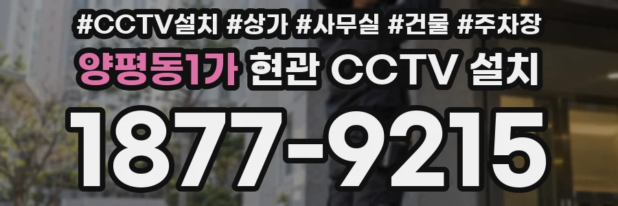 양평동1가 현관 CCTV 설치