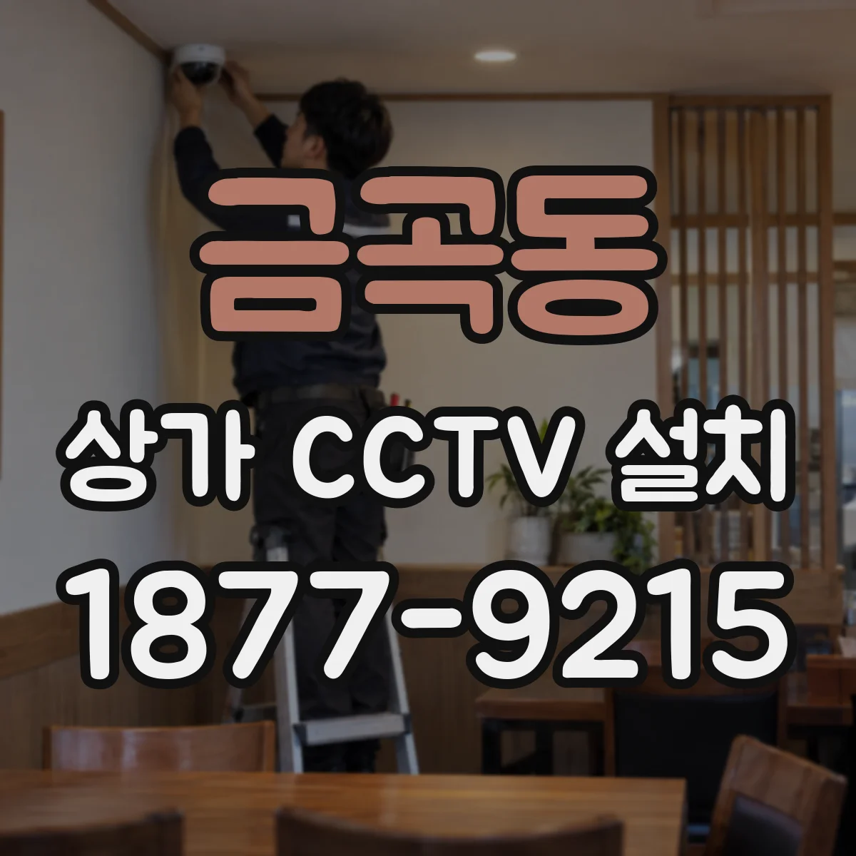 금곡동 상가 CCTV 설치