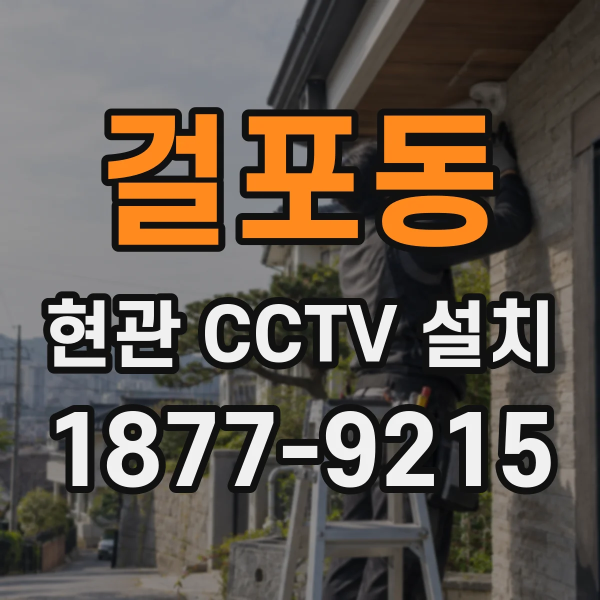 걸포동 현관 CCTV 설치
