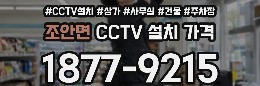 조안면 CCTV 설치 가격