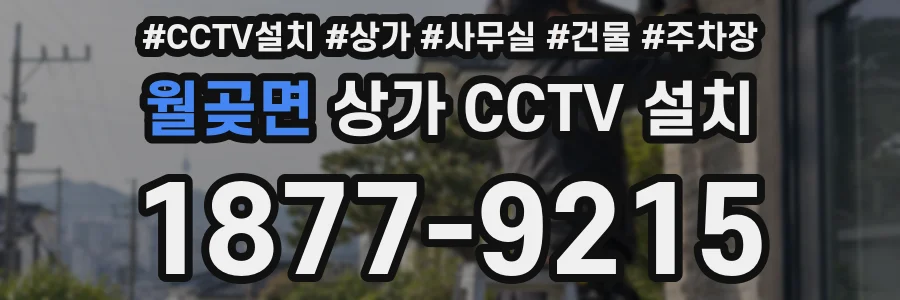 월곶면 상가 CCTV 설치