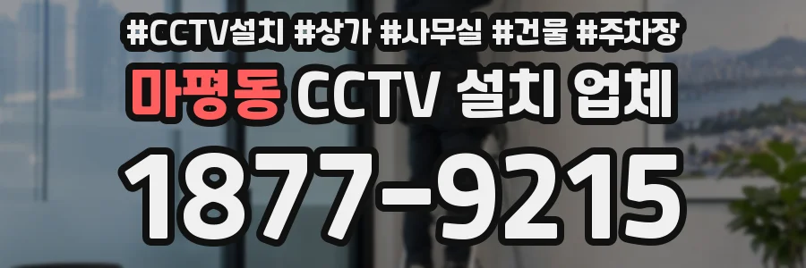 마평동 CCTV 설치 업체