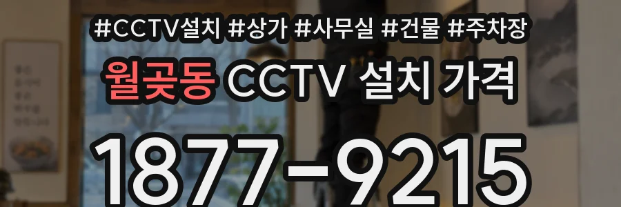 월곶동 CCTV 설치 가격