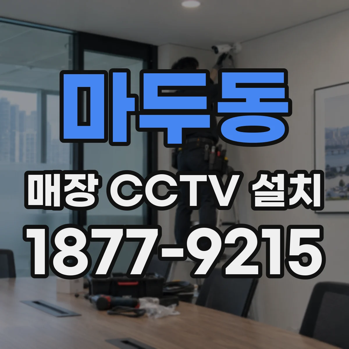 마두동 매장 CCTV 설치