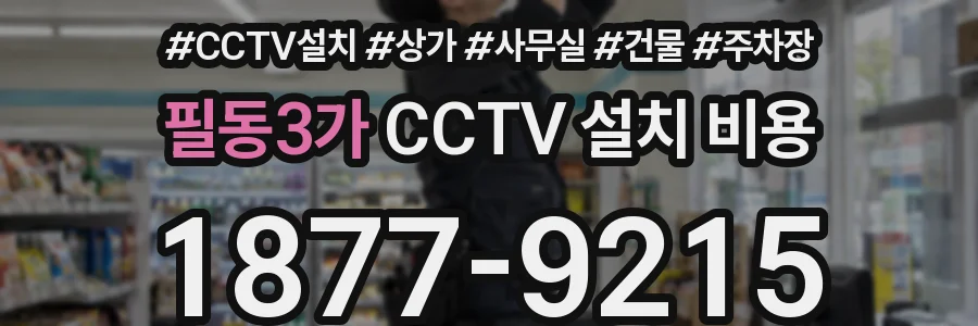 필동3가 CCTV 설치 비용