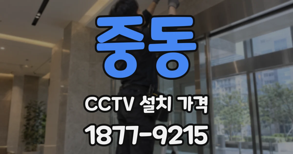 중동 CCTV 설치 가격