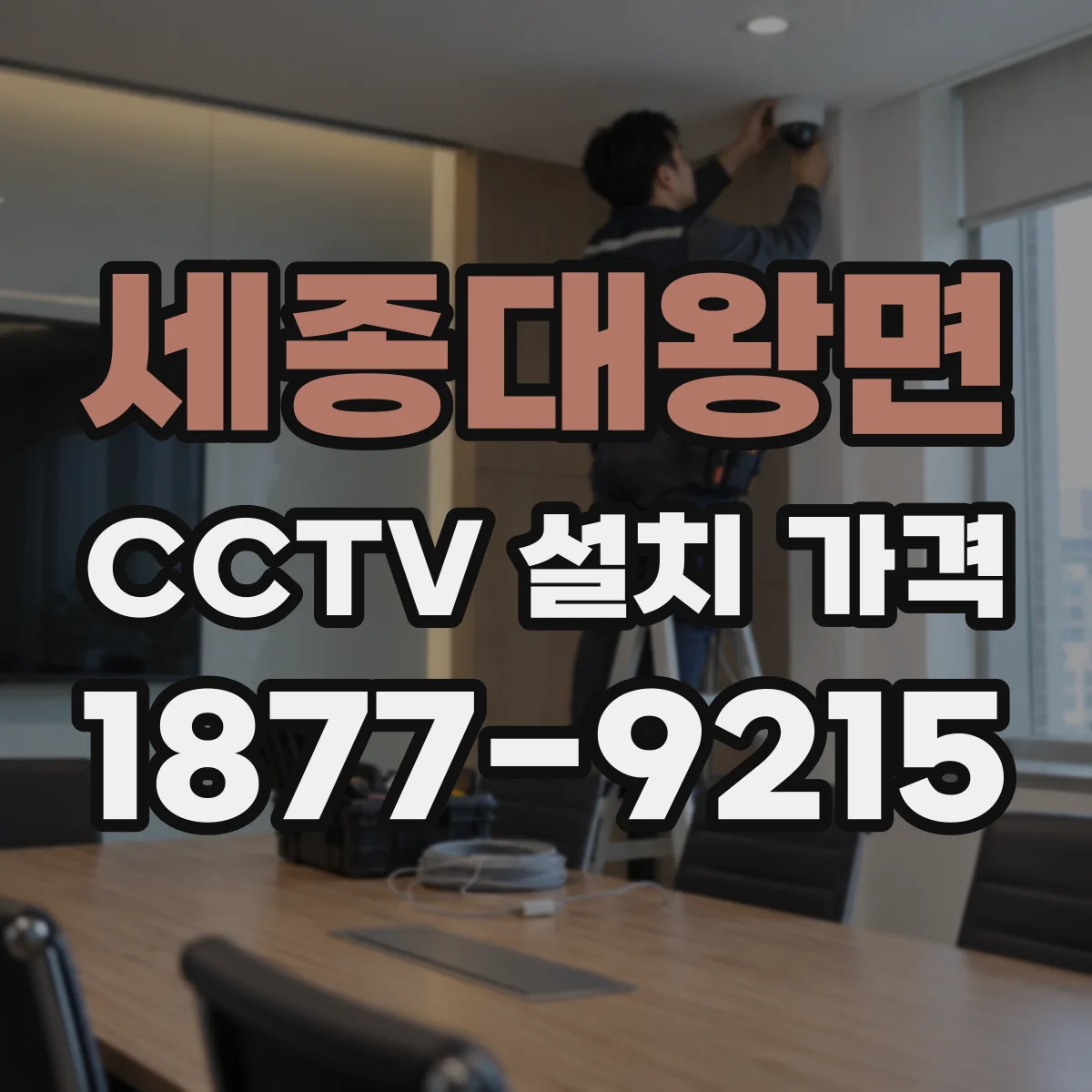 세종대왕면 CCTV 설치 가격