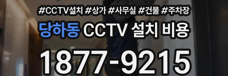 당하동 CCTV 설치 비용