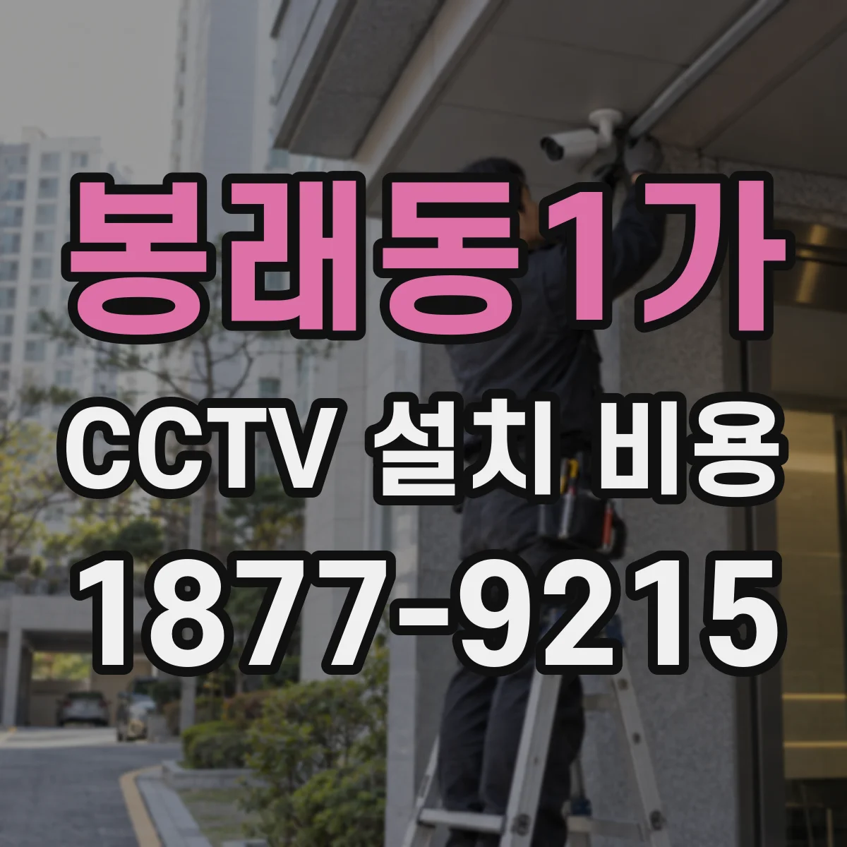 봉래동1가 CCTV 설치 비용