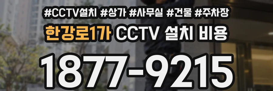 한강로1가 CCTV 설치 비용