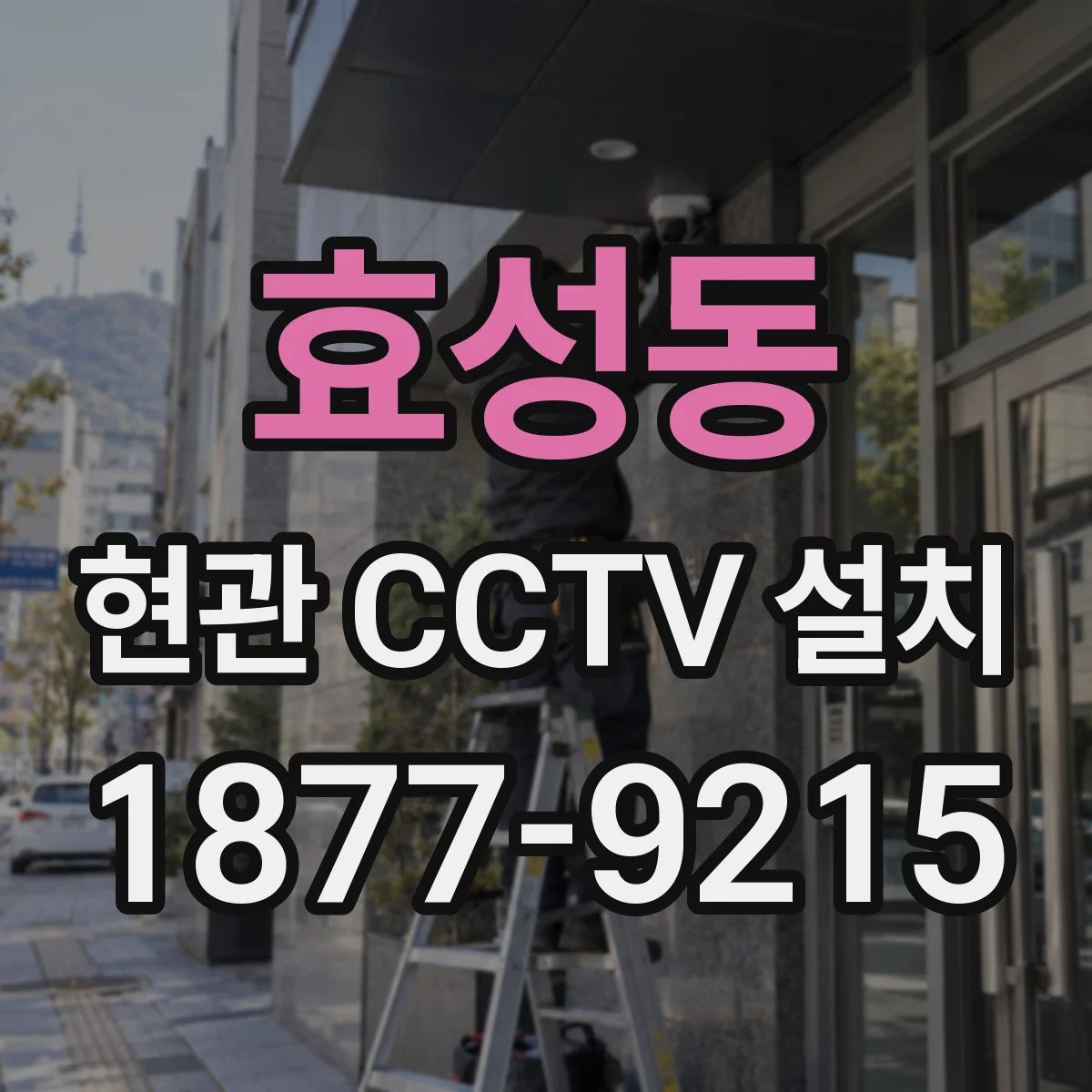 효성동 현관 CCTV 설치