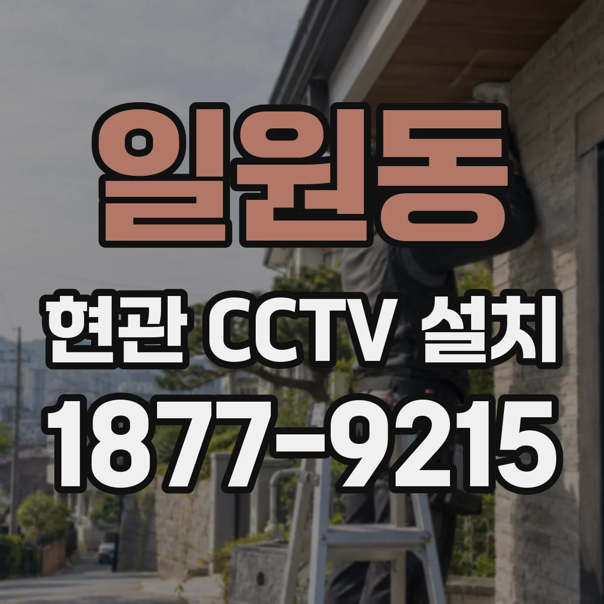 일원동 현관 CCTV 설치