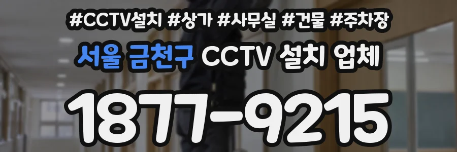 서울 금천구 CCTV 설치 업체