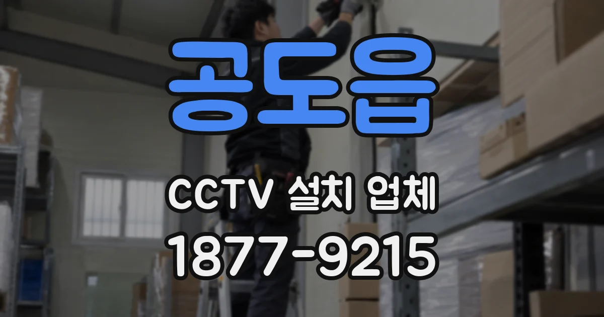 공도읍 CCTV 설치 업체