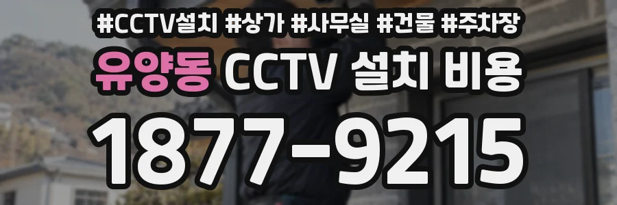유양동 CCTV 설치 비용