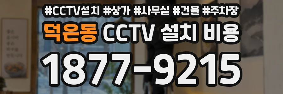 덕은동 CCTV 설치 비용