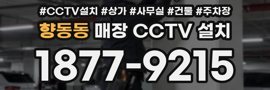 향동동 매장 CCTV 설치